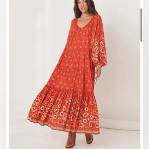 Spell Joni campfire maxi gown NWT small